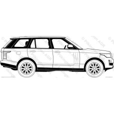 Стекло задней двери левое Land Rover Range Rover (3068000)