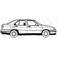 Стекло передней двери левое Seat Toledo (5189000)