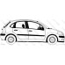 Стекло передней двери правое Citroen C3 (16287000)