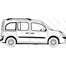 Стекло передней двери левое Mercedes Citan (17683200)