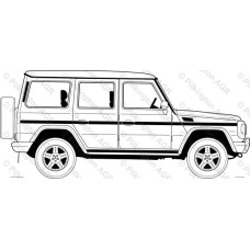 Молдинг/уплотнитель лобового стекла Mercedes G-Modell (19146000)
