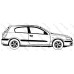 Заднее стекло Nissan Almera (3813000)