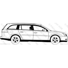 Заднее стекло Opel Vectra (15703000)