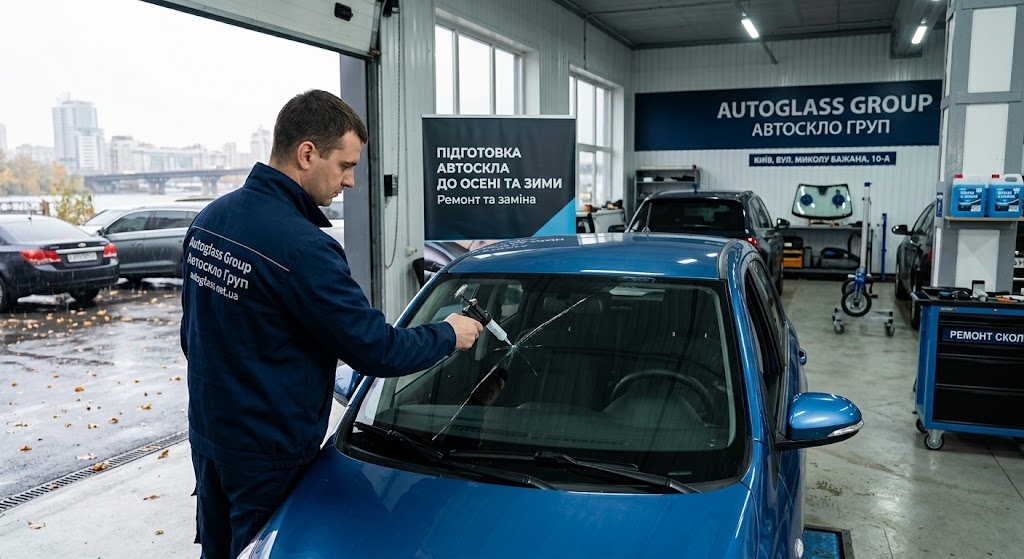 Підготовка автоскла до осінньо-зимового періоду: як зберегти ідеальний огляд та уникнути тріщин